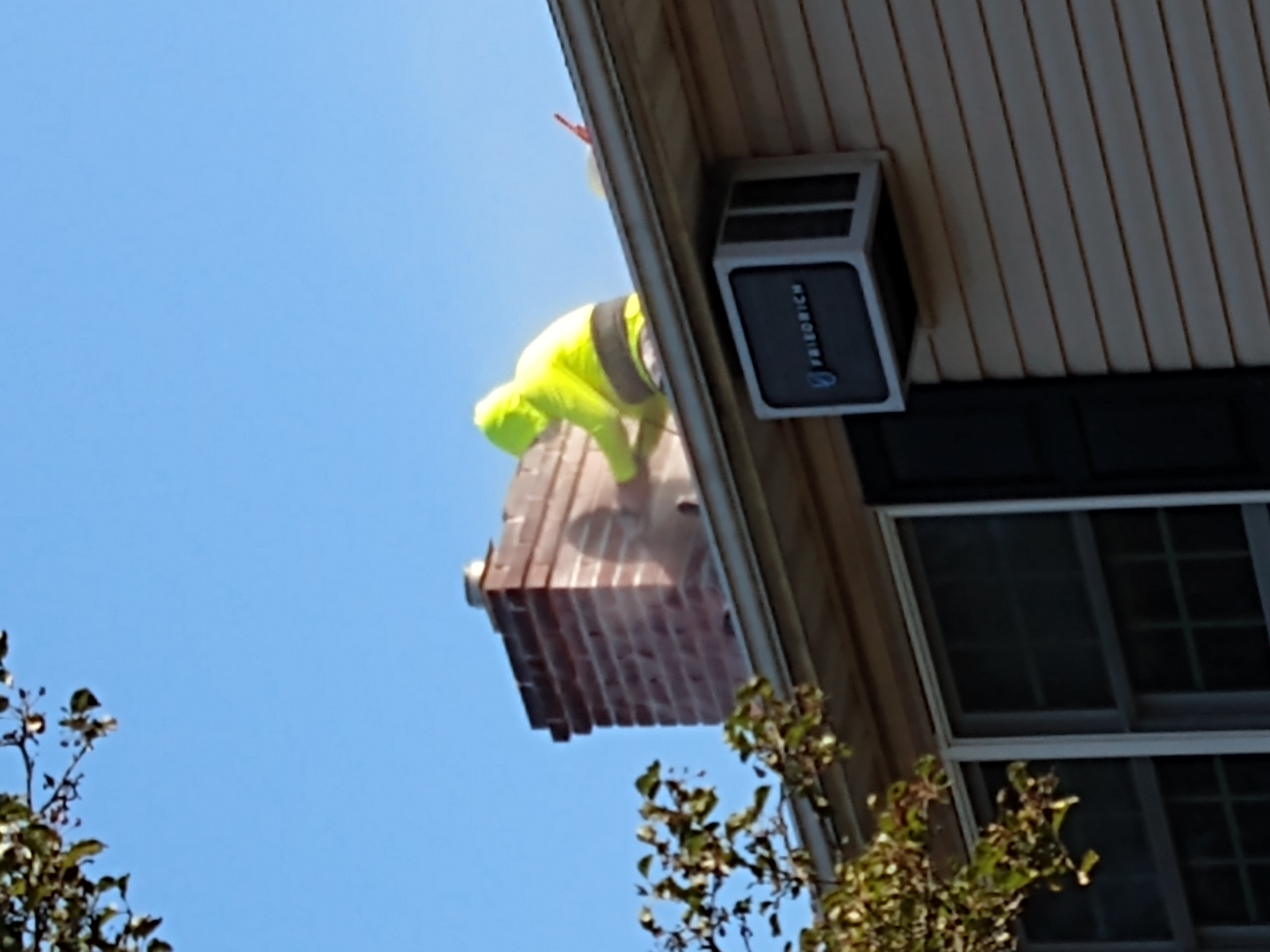 Chimney tuckpointing and mortar repair in New Hyde Park, New York